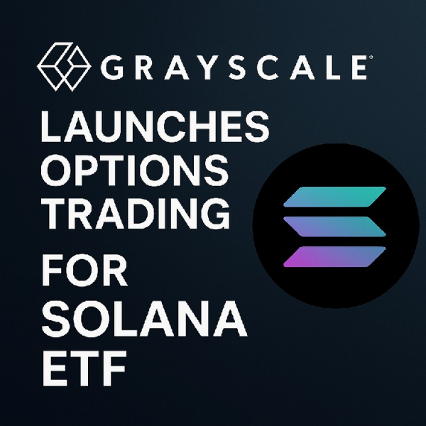 Grayscale запускает торговлю опционами для ETF на Solana на фоне 10 дней подряд чистого притока капитала