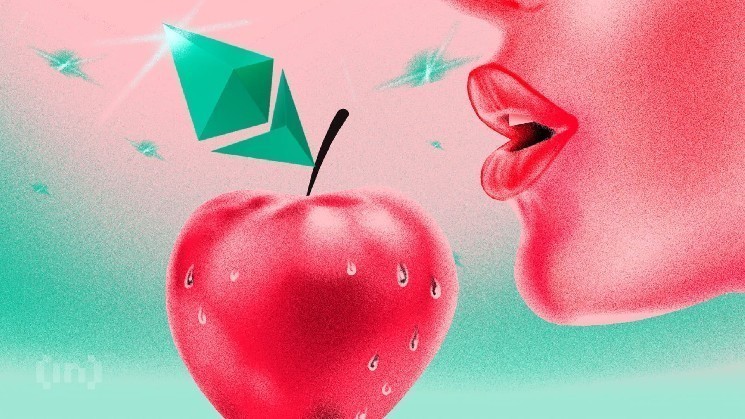 Ethereum вырос от $1 840 после снижения давления продавцов на 90%