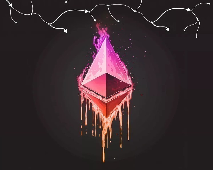 На графике Ethereum сформировался «Медвежий вымпел» с целью в $1100